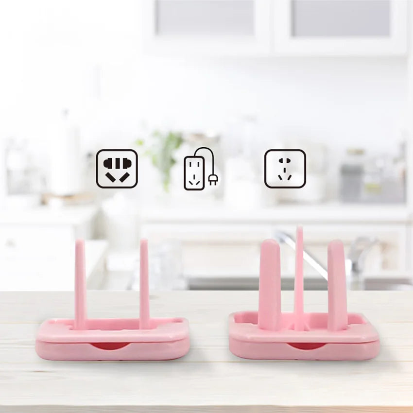 Two-pin Socket Holes Baby Anti-electric Shock Protection Cover Child Switch Socket Electrical Safety Plug Guard Protector Shield