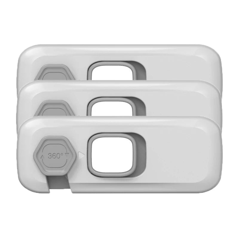 3Pcs Home Refrigerator Lock Fridge Freezer Door Catch Lock Toddler Kids Child Cabinet Safety Lock For Baby Safety Child Lock