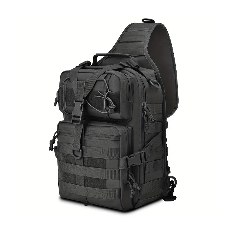Tactical Sling Backpack Versatile Chest Bag Waterproof EDC Rucksack Bag for Outdoor Hiking Camping