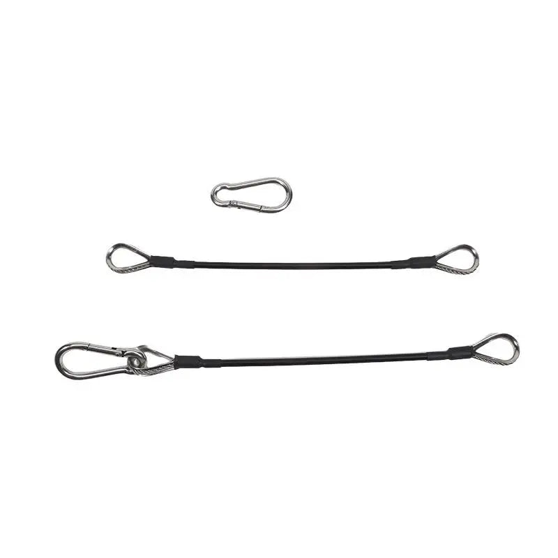 Gym Cable Extension For Home Gym Accessories For Tricep Pull Down And Leg Extensions Machine Fitness Rally Rope 1/2pcs