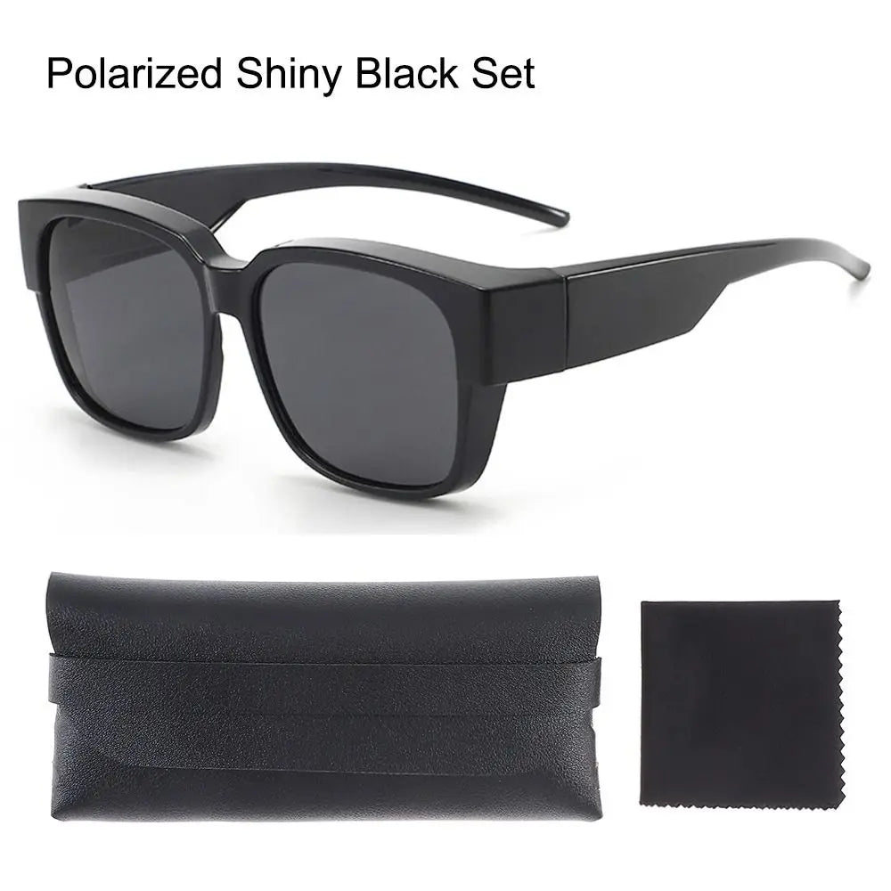UV Protection That Can Be Worn over Other Glasses Square Shades Wrap Around Polarized Fit Over Glasses Sunglasses