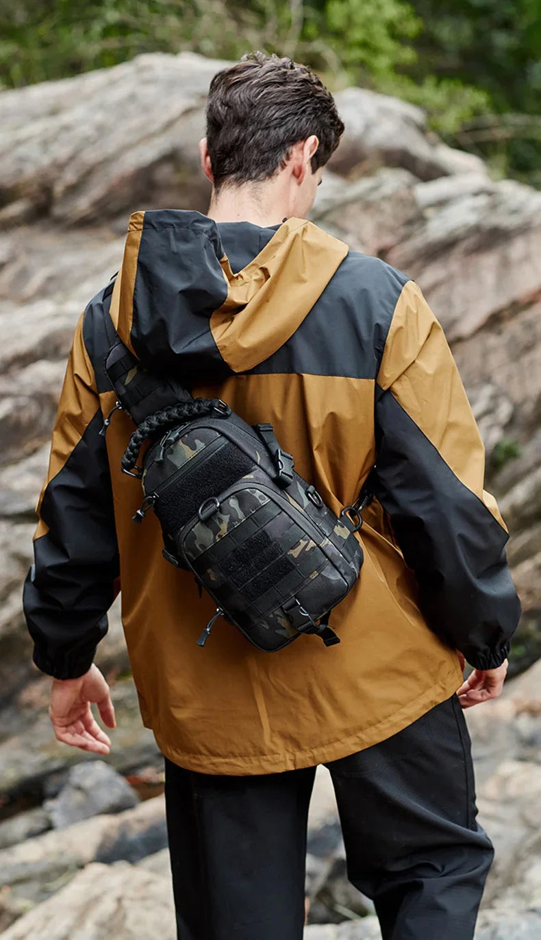 Men's Waist Bag Sports Shoulder Outdoor Fanny Pack Camping Hiking Fishing Climbing Backpack for Male Travel Sling Chest Bags 가방