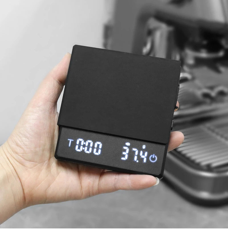 AliKisscafe Coffee Scale Digital Weight Electronic Kitchen Measuring Scales 0.1g High Precision Espresso Accessory Barista Tool