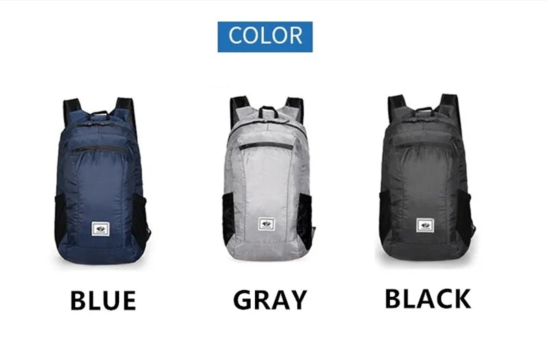 Ultra Light Outdoor Hiking Cycling Travel Backpack Fitness Bag Waterproof Handbag Small Foldable Backpack Storage Bag