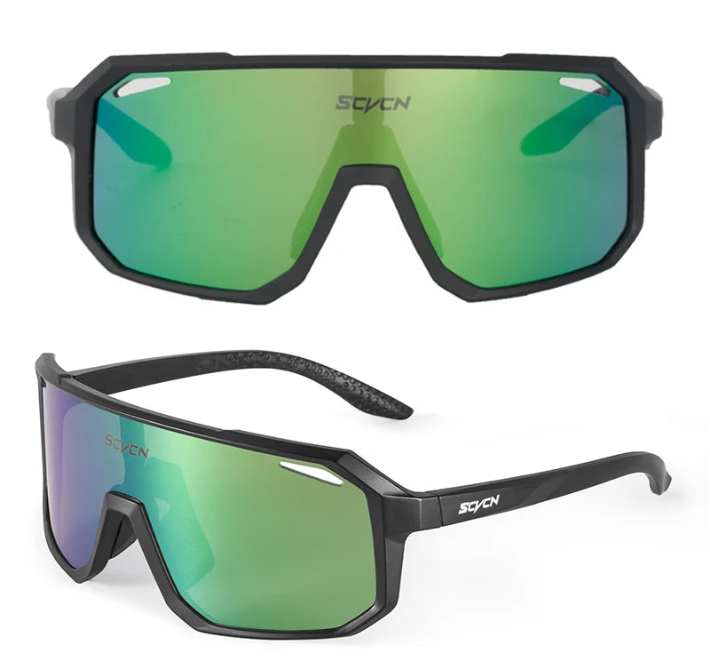 SCVCN Mountain Driving Glasses Cycling Sunglasses UV400 Women Sports Running Eyewear Men Road Bicycle Glasses Bike Goggles