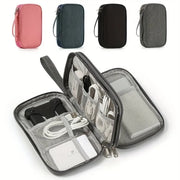 Data Cable Storage Bag Waterproof Portable Carry Case Layers Storage Bag Travel Organizer Bag for Cable Cord USB Charger