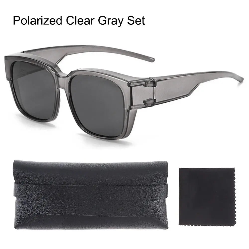 UV Protection That Can Be Worn over Other Glasses Square Shades Wrap Around Polarized Fit Over Glasses Sunglasses