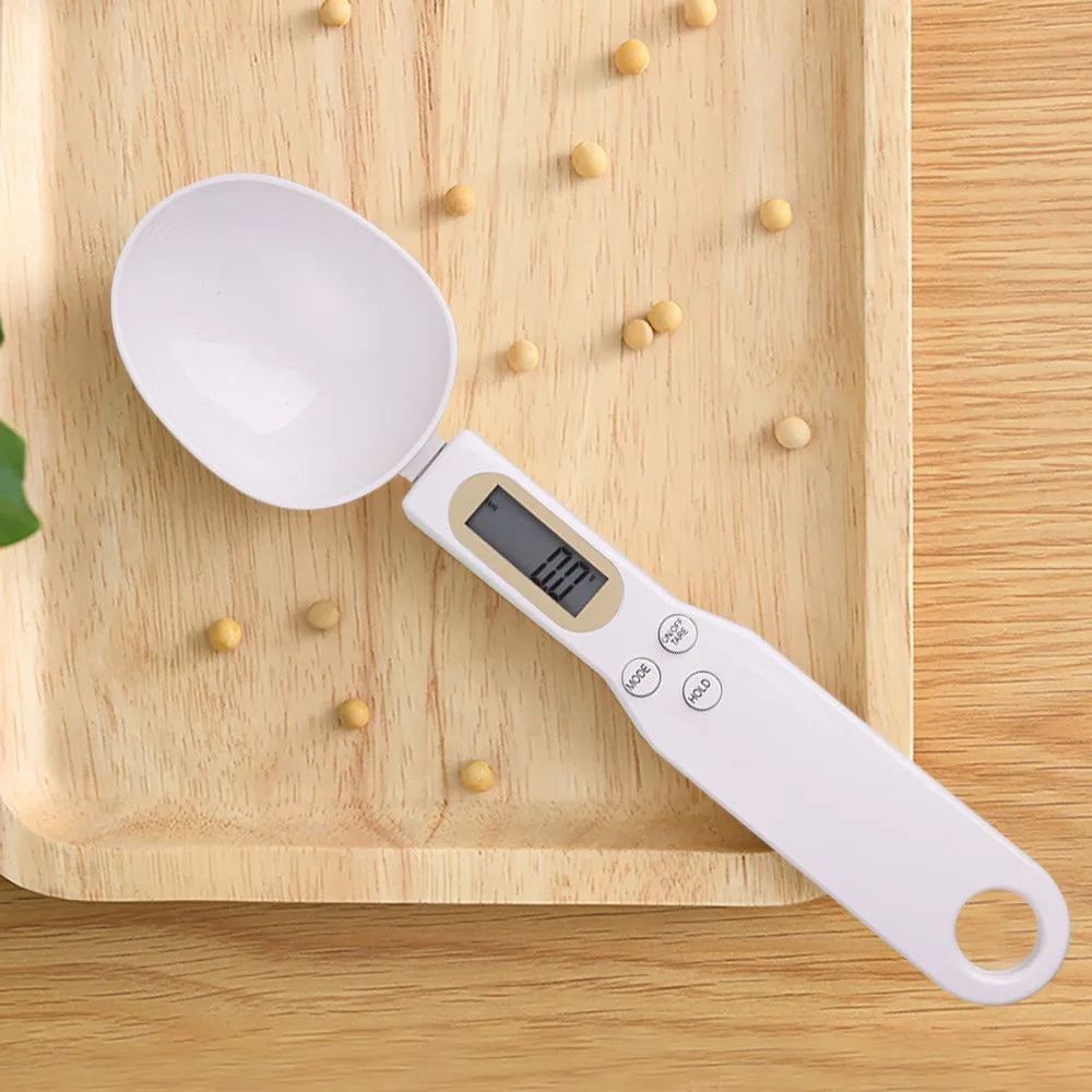 500g/0.1g Weight Measuring Spoon Portable LCD Digital Kitchen Scale Electronic Food Measuring Spoon Scale Kitchen Tool for Food