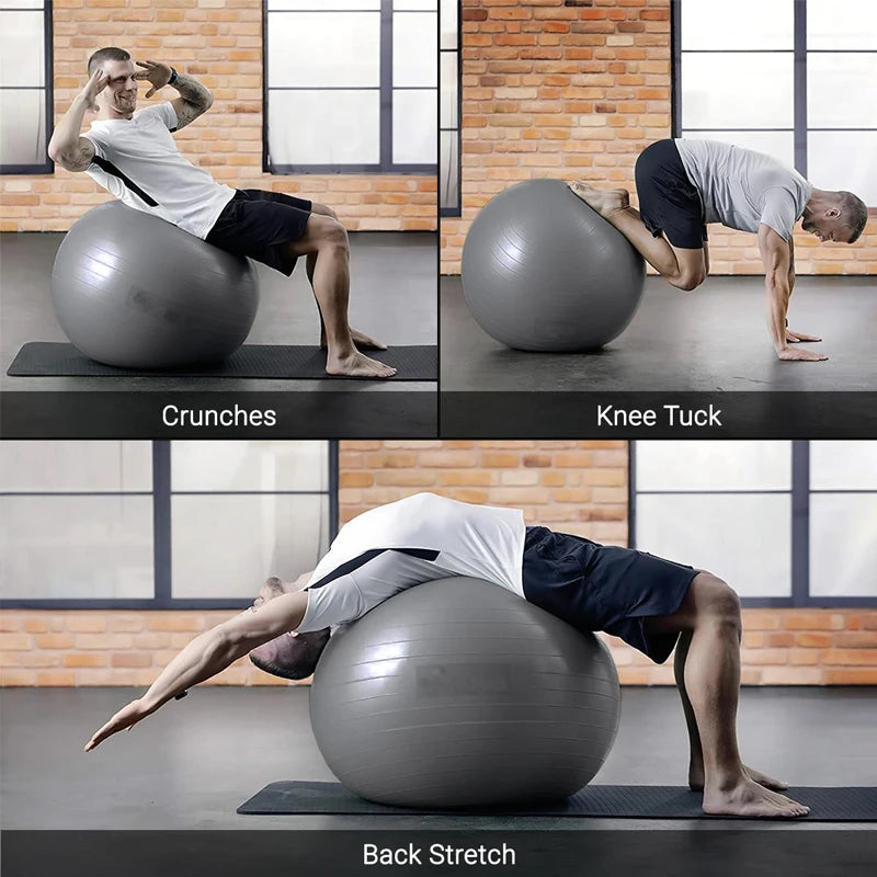 65/75/85cm Balance Ball Yoga & Pilates Accessories Home Fitness Equipment Pregnant Women Rehabilitation Exercise Yoga Ball Gym