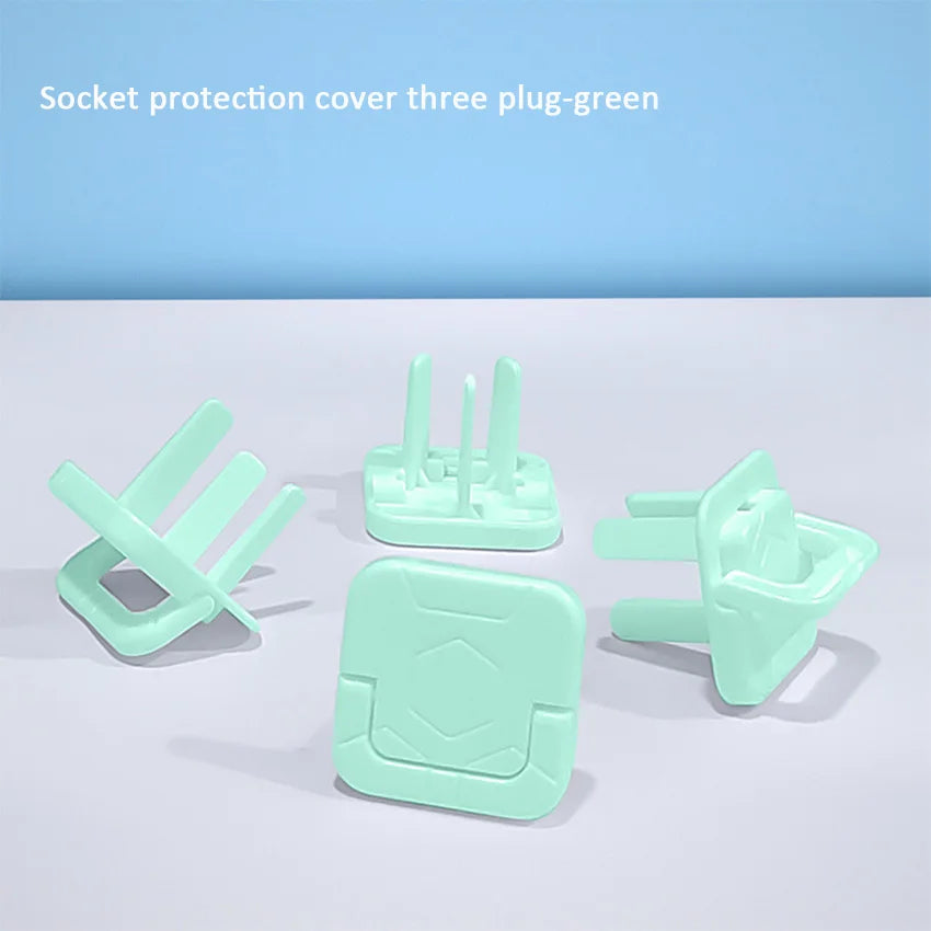 Two-pin Socket Holes Baby Anti-electric Shock Protection Cover Child Switch Socket Electrical Safety Plug Guard Protector Shield