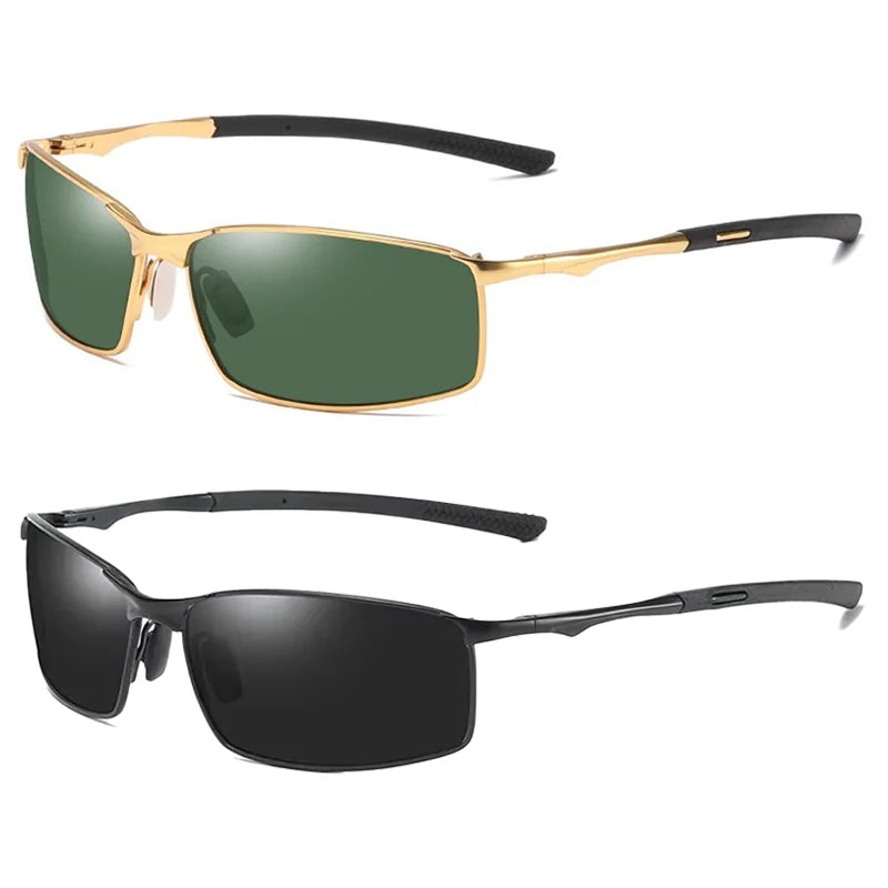 Aoron Polarized Sunglasses Mens/Women Driving Mirror Sun Glasses Metal Frame Goggles UV400 Anti-Glare Sunglasses Wholesale