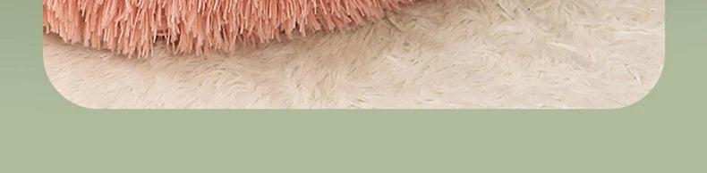 40-70CM Long Plush Winter Beds for Dogs & Cats, Home Plush Pet Nest, Soft Sofa Cushion Mats,Dog Kennel House, Warm Round Pet Bed