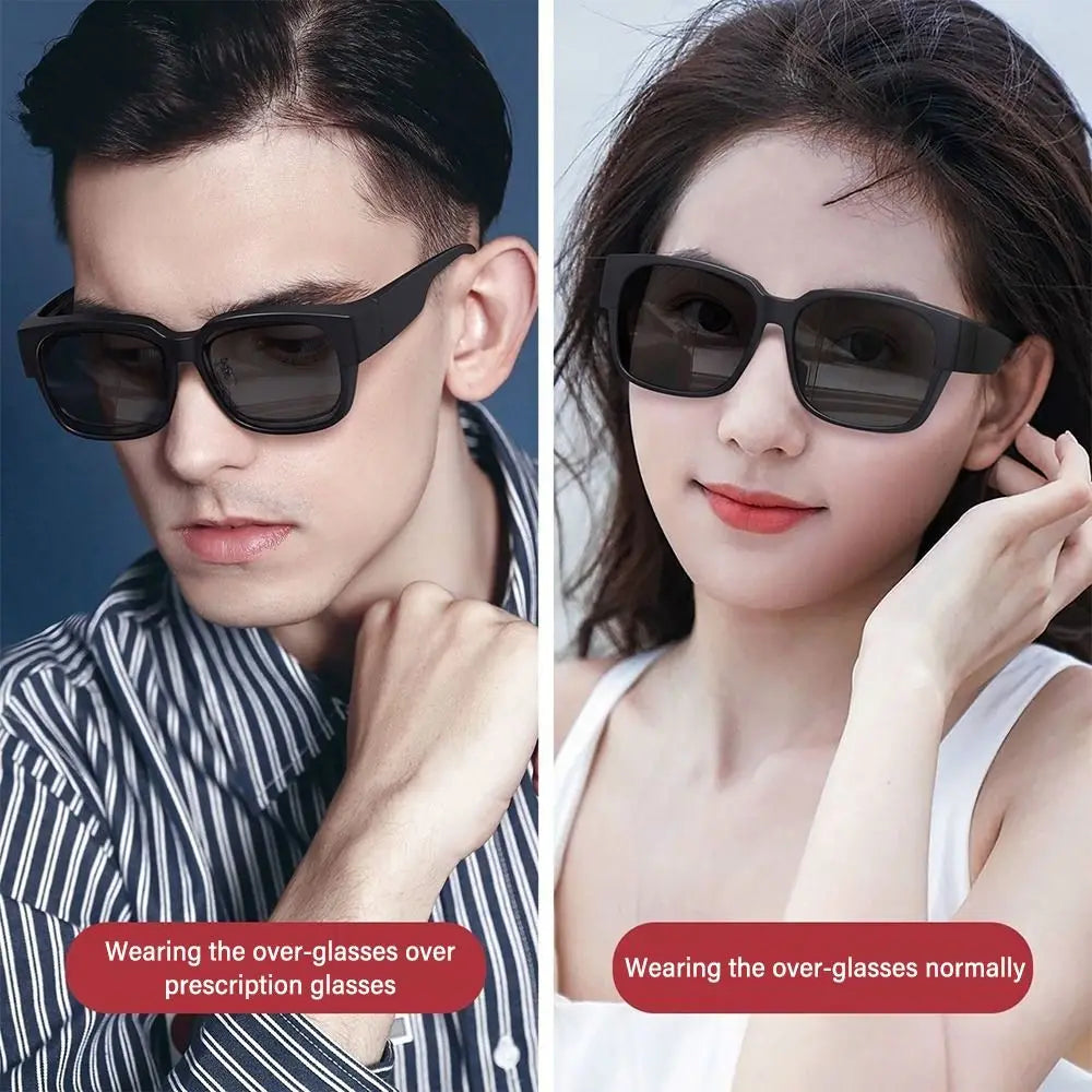 UV Protection That Can Be Worn over Other Glasses Square Shades Wrap Around Polarized Fit Over Glasses Sunglasses