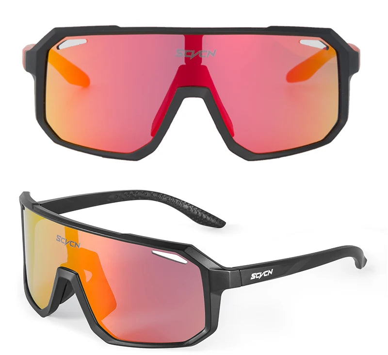 SCVCN Mountain Driving Glasses Cycling Sunglasses UV400 Women Sports Running Eyewear Men Road Bicycle Glasses Bike Goggles