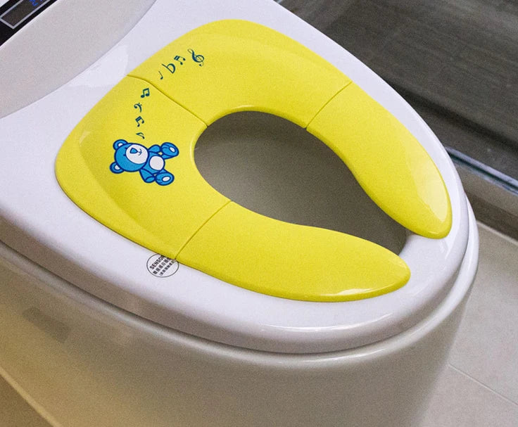 Baby Travel Folding Potty Seat Toddler Portable Toilet Training Seat Kids Travel Potty Seat Pad Urine Assistant Cushion