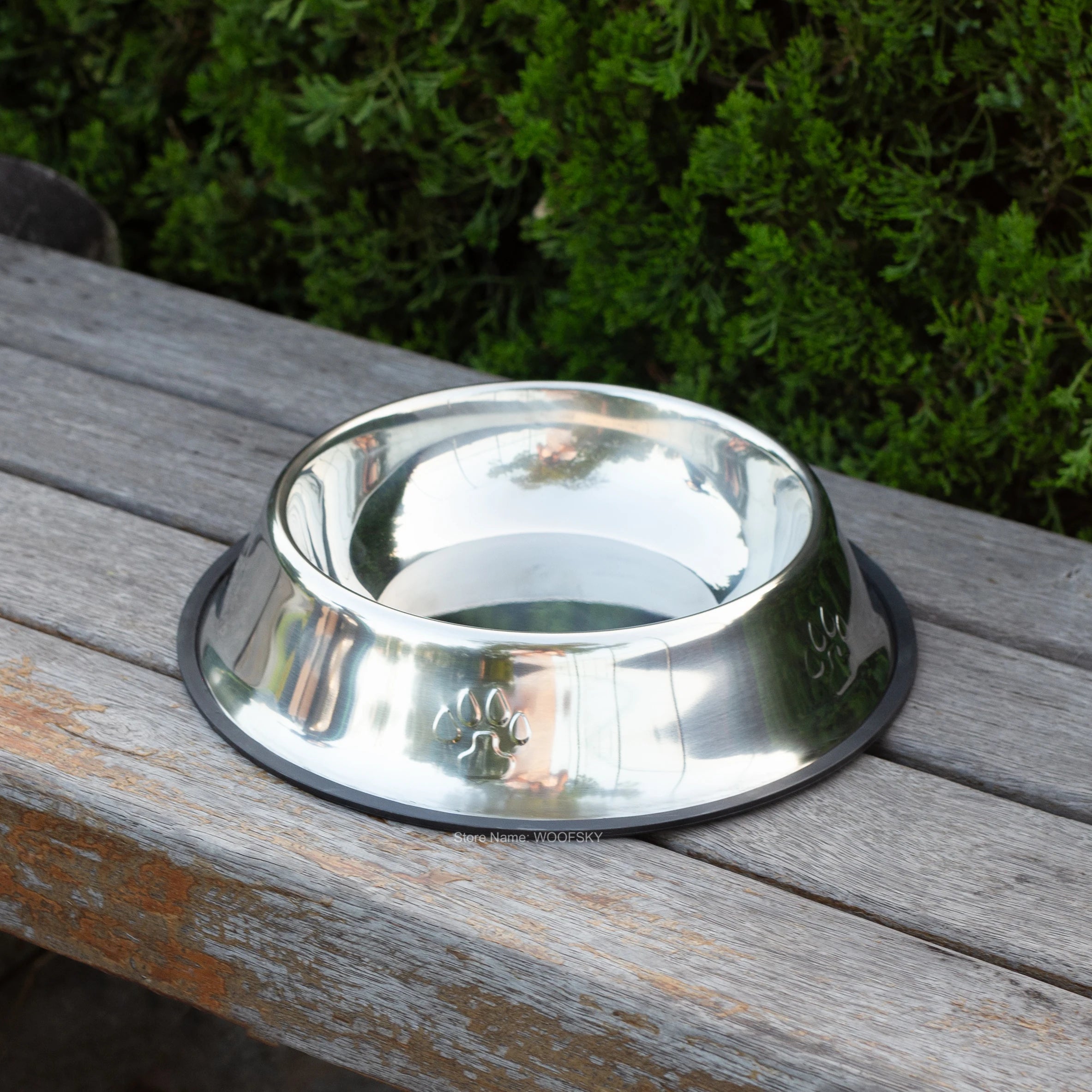 Stainless Steel Pet Dog Bowl Feeder Skidproof Anti-ant Shape Cat Dog Bowls Food Accessories Pet Supplies 7 Sizes