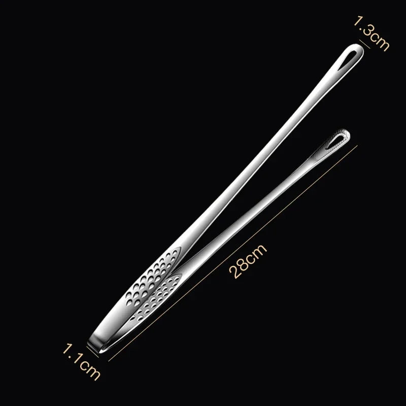 Kitchen Tongs Barbecue Grill Tongs Cooking Tweezers Stainless Steel Salad Meat Food Tongs Clip Buffet BBQ Tools Kitchen Gadgets