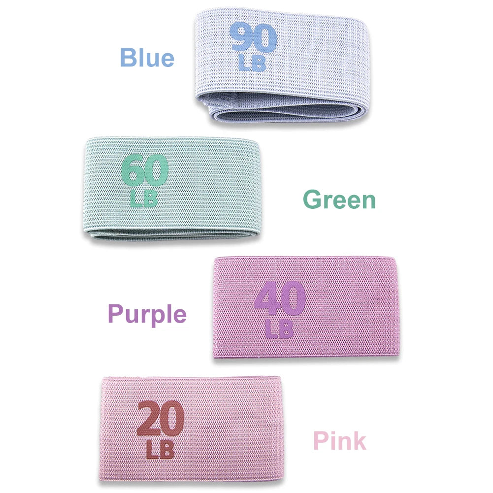 Elastic Resistance Booty Workout Bands Anti-Slip Squat Expander Bands Portable Glute Thigh Elastic Bands Yoga Gym Equipment