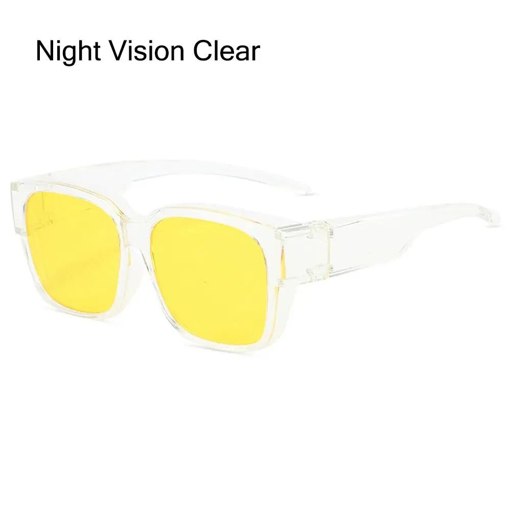 UV Protection That Can Be Worn over Other Glasses Square Shades Wrap Around Polarized Fit Over Glasses Sunglasses