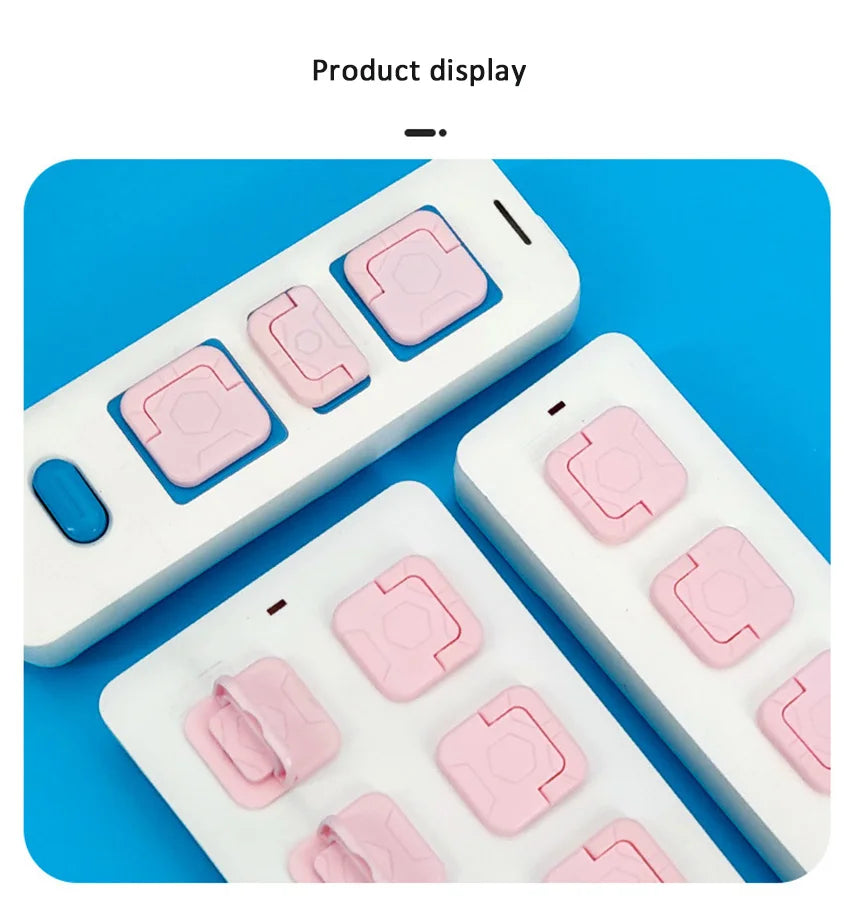 Two-pin Socket Holes Baby Anti-electric Shock Protection Cover Child Switch Socket Electrical Safety Plug Guard Protector Shield