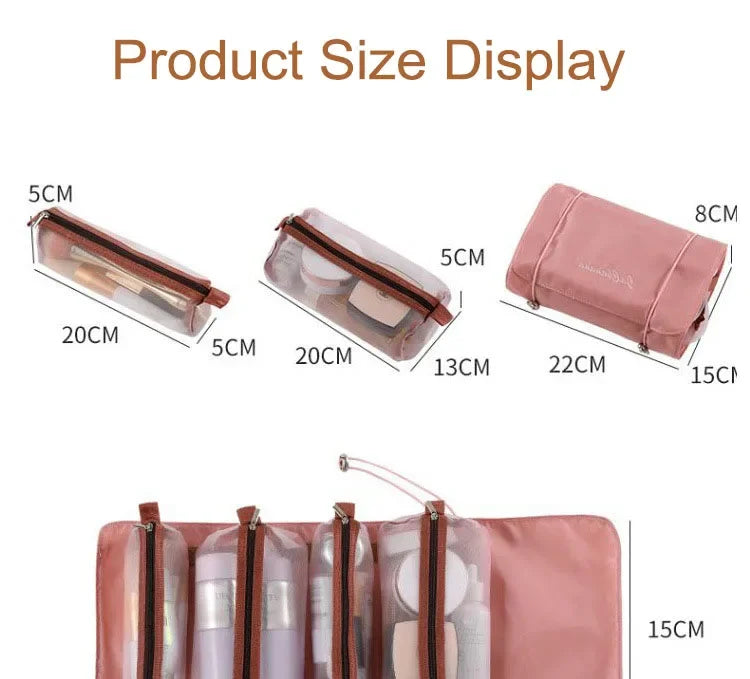 Large Capacity Travel Cosmetic Bag Multifunction Travel Cosmetic Bag Women Toiletries Organizer Female Storage Make Up Case Tool