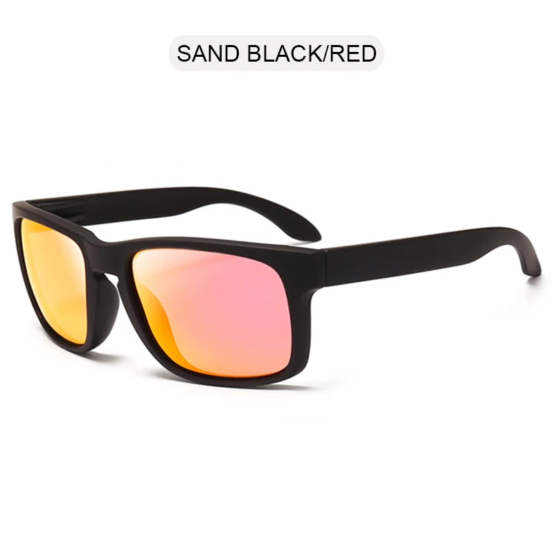 Classic Fashion Square Polarized Sunglasses Men Vintage Plastic Male Sun Glasses Women Stylish Black Outdoor Sports Shades UV400