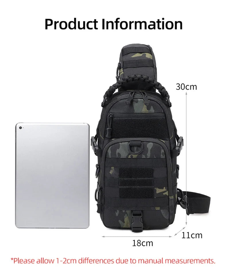 Men's Waist Bag Sports Shoulder Outdoor Fanny Pack Camping Hiking Fishing Climbing Backpack for Male Travel Sling Chest Bags 가방