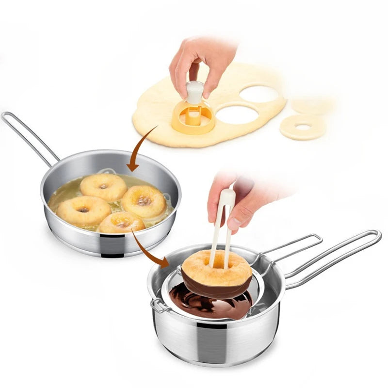 Donut Cake Mold DIY Creative Doughnuts Kitchen Tools Cooking Cutter Food Desserts Bread Pastry Chocolate Maker Baking Tool Deco