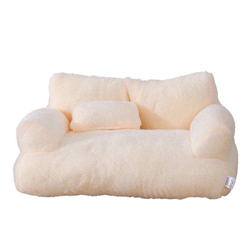 YOKEE Luxury Cat Bed Super Soft Warm Sofa for Small Dogs Detachable Washable Non-slip Kitten Puppy Sleeping House Pet Supplies