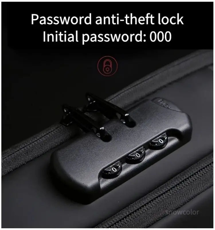 Men's Shoulder Bag Multifunction Anti Theft USB Messenger Pack Man Crossbody Cross Body Travel Chest Bags Pack