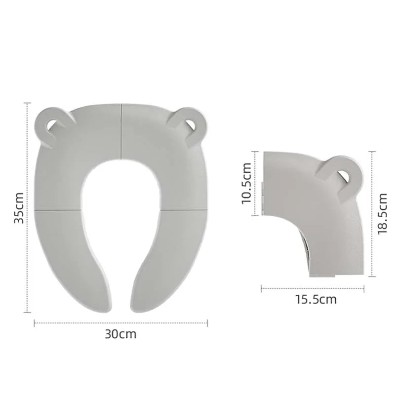 Baby Cartoon Travel Folding Potty Seat Toddler Portable Toilet Training Seat Children Urinal Cushion Children Pot Chair Pad /mat