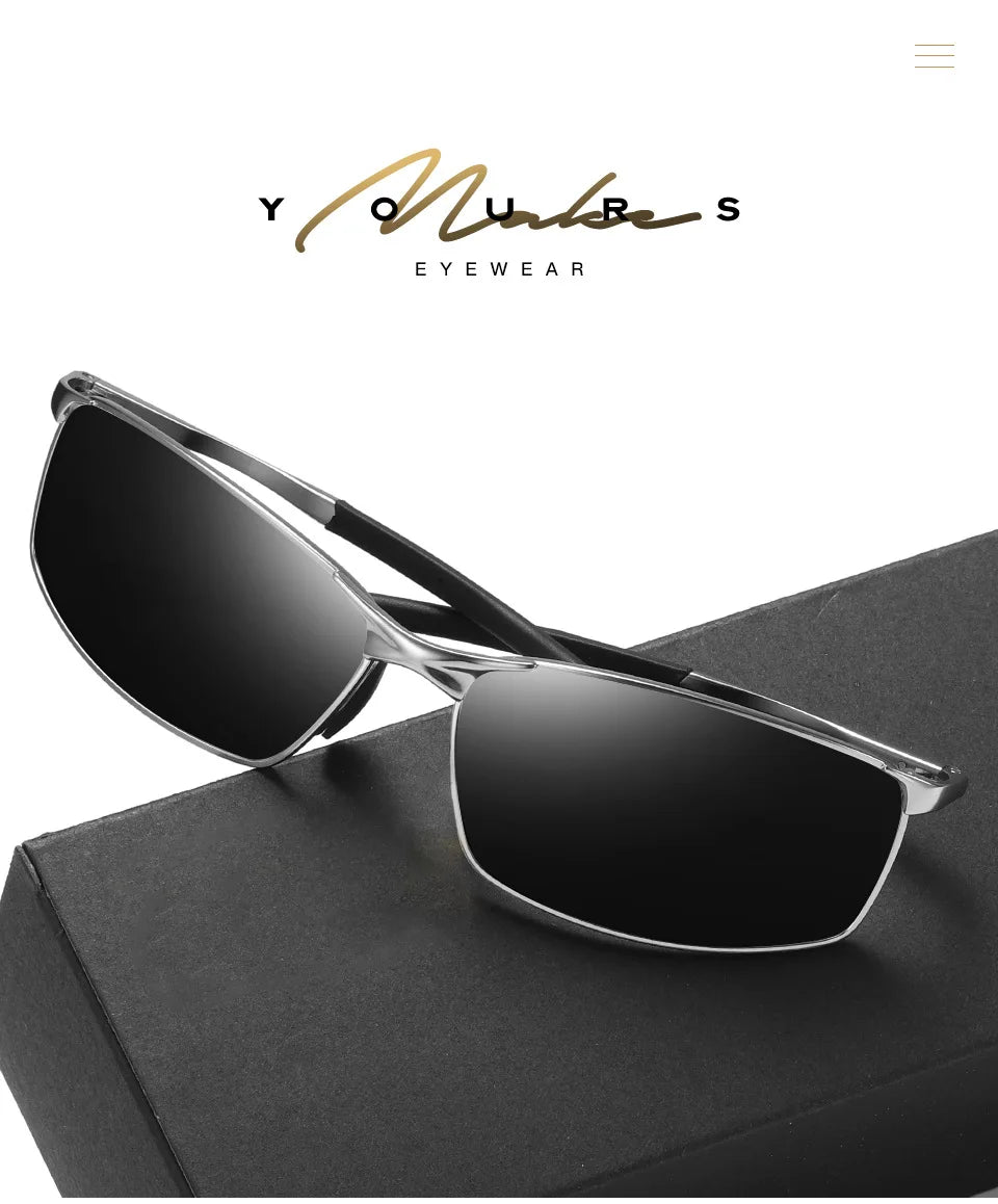 Aoron Polarized Sunglasses Mens/Women Driving Mirror Sun Glasses Metal Frame Goggles UV400 Anti-Glare Sunglasses Wholesale