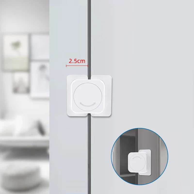 Child Safety Home Refrigerator Lock Baby Anti Open Fridge Freezer Door Locks Multifunctional Cabinet Buckle Toddler Kids Protect