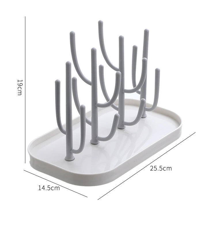 Baby Feeding Bottle Drain Rack Nipple Feeding Cup Holder Storage Drying Rack Cleaning Dryer Drainer Storage Drying Rack