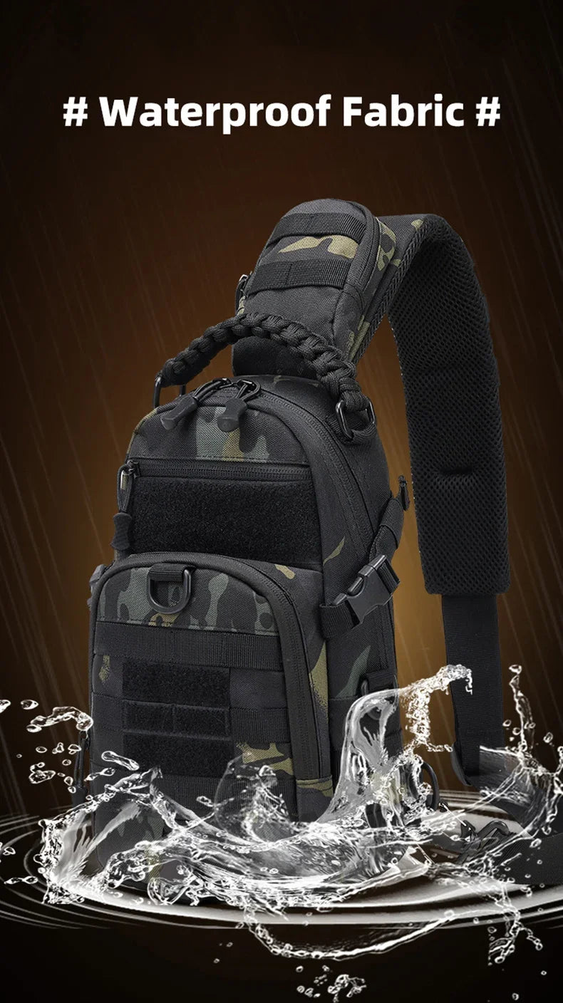 Men's Waist Bag Sports Shoulder Outdoor Fanny Pack Camping Hiking Fishing Climbing Backpack for Male Travel Sling Chest Bags 가방