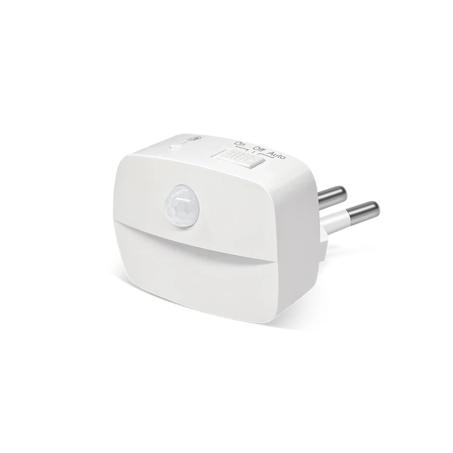 Plug in Night Light with Motion Sensor and Dusk to Dawn Sensor Mini LED Nightlight Adjustable Brightness for Bathroom Hallway