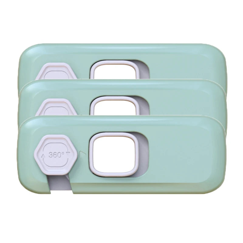 3Pcs Home Refrigerator Lock Fridge Freezer Door Catch Lock Toddler Kids Child Cabinet Safety Lock For Baby Safety Child Lock