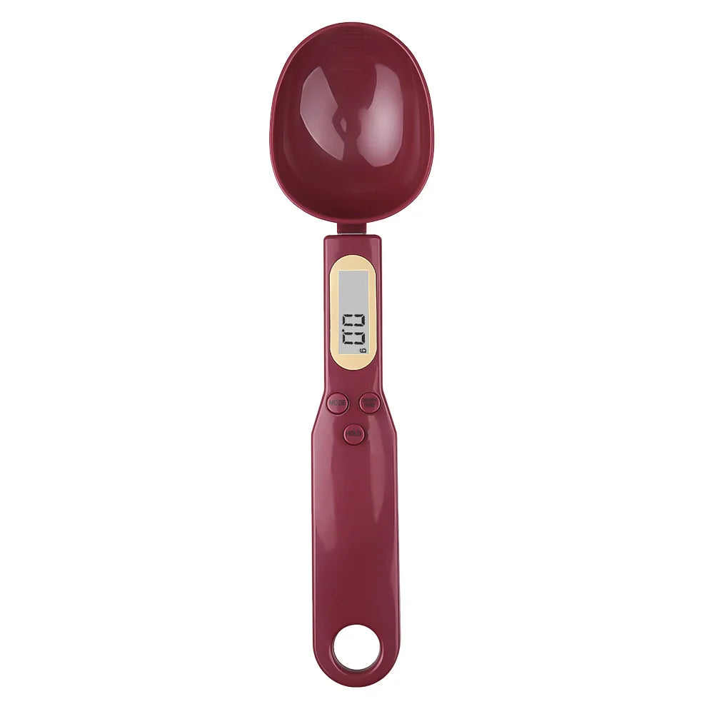 500g/0.1g Weight Measuring Spoon Portable LCD Digital Kitchen Scale Electronic Food Measuring Spoon Scale Kitchen Tool for Food