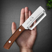 Wooden Handle Paring Knife High Appearance Kitchen Special Fruit Planer Sugarcane Paring Knife Household Thick Scraping Tools