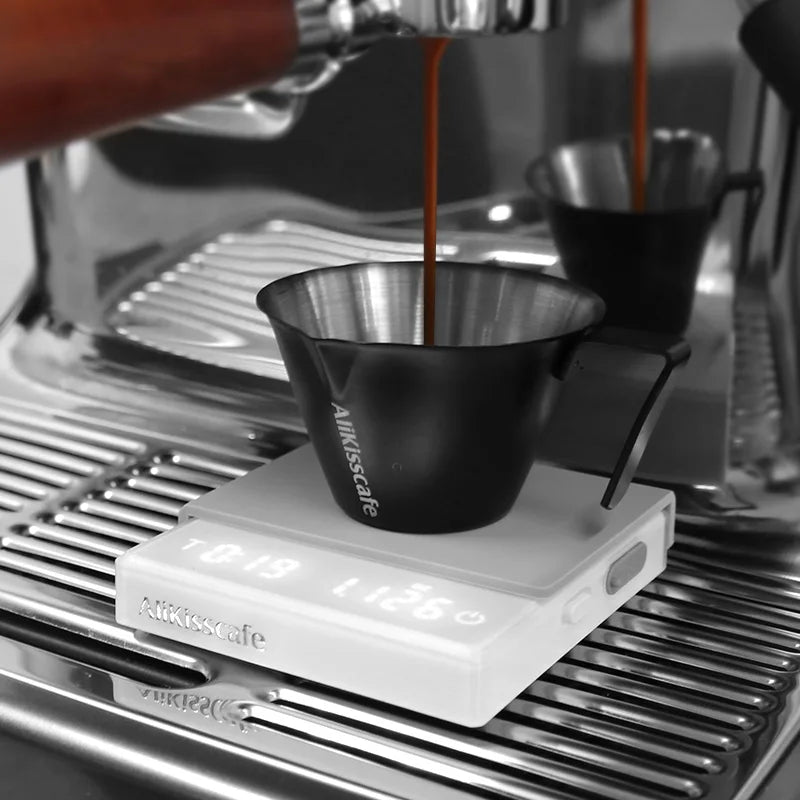AliKisscafe Coffee Scale Digital Weight Electronic Kitchen Measuring Scales 0.1g High Precision Espresso Accessory Barista Tool