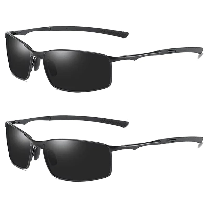 Aoron Polarized Sunglasses Mens/Women Driving Mirror Sun Glasses Metal Frame Goggles UV400 Anti-Glare Sunglasses Wholesale