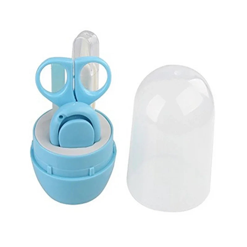 Safe Portable  Nail Clipper Trimmer Tweezer with Box Children Manicure Kit Newborn Baby Nail Scissor Baby Nail Care Tool Kid