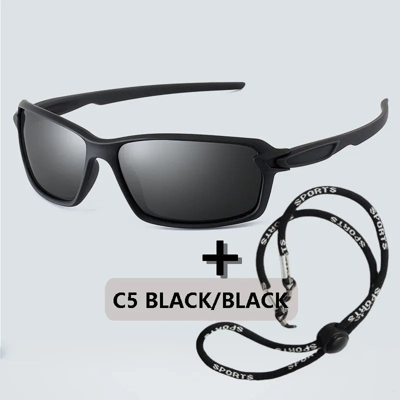 New Men Polarized Sunglasses Brand Designer Square Sports Sun Glasses Male Driving Fishing Goggle UV400 Women Travel Eyewear