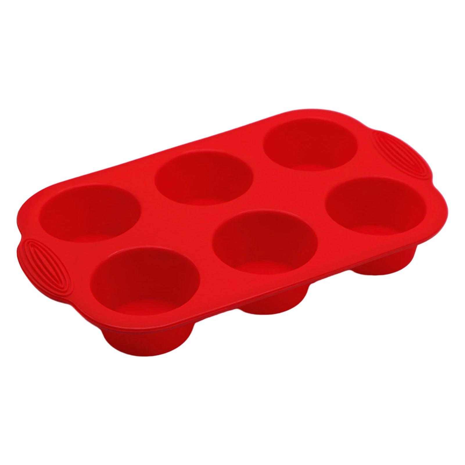 Silicone Cake Mold Pan 6 Cup Baking Tray Non-Stick Muffin Mould Cupcake Baking for Cakes Biscuit DIY Cake Kitchen Accessories
