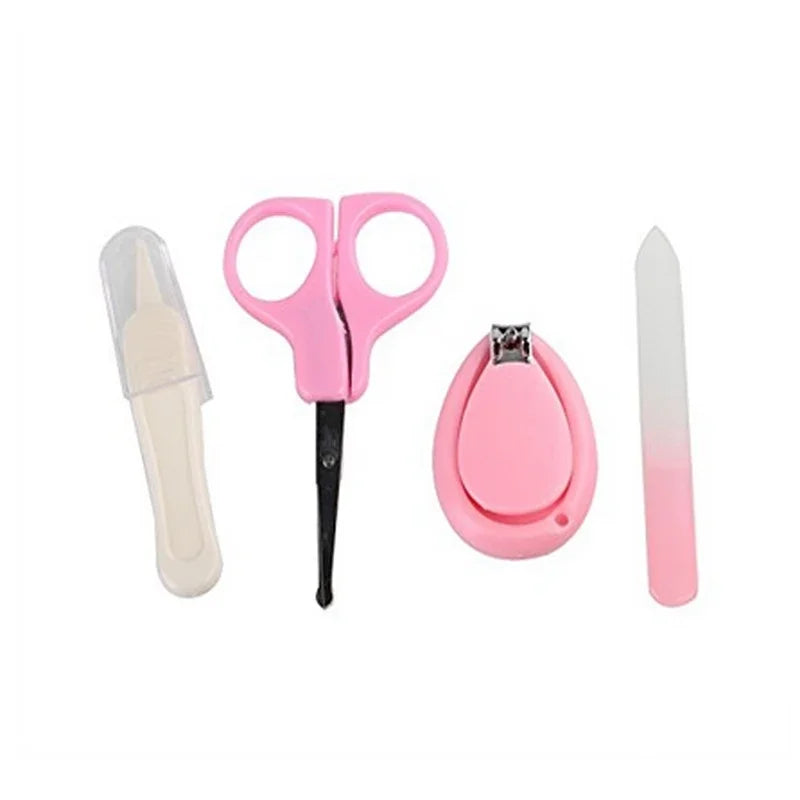 Safe Portable  Nail Clipper Trimmer Tweezer with Box Children Manicure Kit Newborn Baby Nail Scissor Baby Nail Care Tool Kid