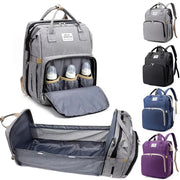 Mommy Diaper Bags Baby Bed Mother Large Capacity Nappy Milk Bottle Backpacks with Changing Mat Convenient Baby Nursing Bags