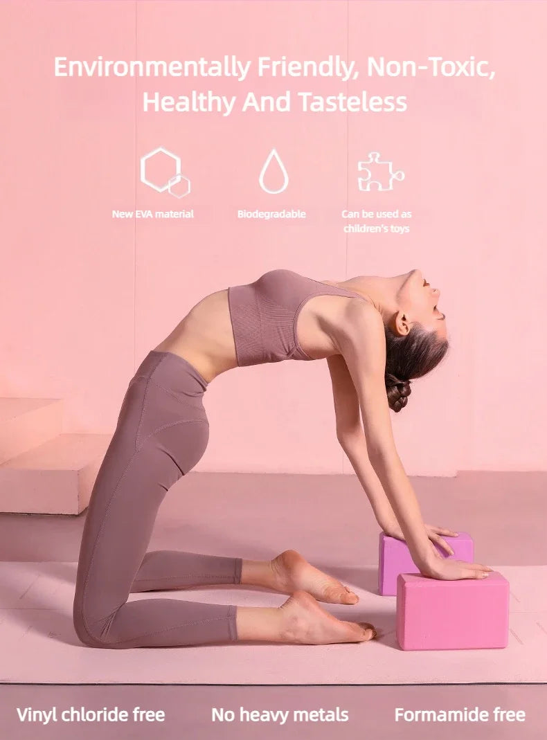 High-density yoga blocks, children's dance, anti-pressure training blocks, adult yoga auxiliary equipment, leg push foam blocks