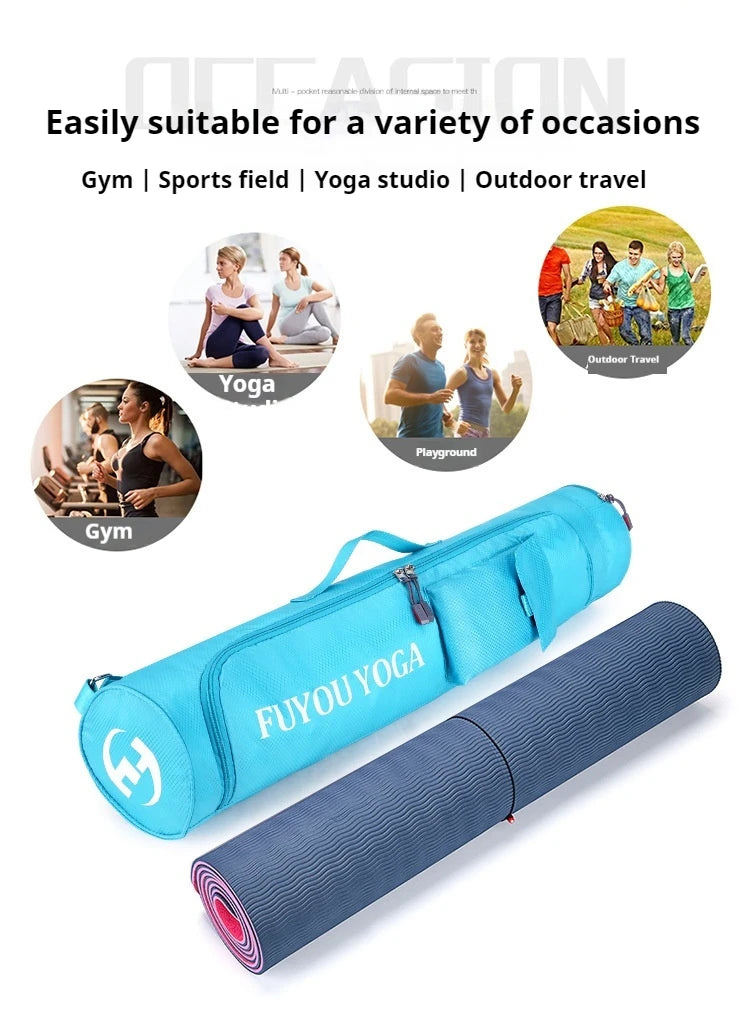 Multifunction Pocket Sports Bag Large Capacity Yoga Mat Carrier Case Carrier Knapsack Yoga Mat Bag Fitness Bag Yoga Mat Holder
