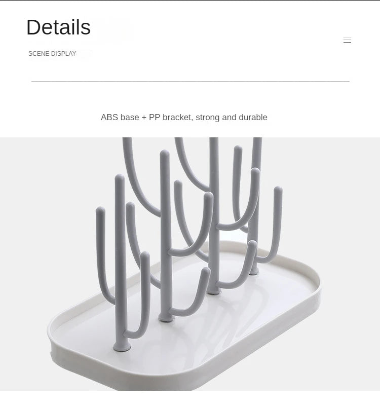 Baby Feeding Bottle Drain Rack Nipple Feeding Cup Holder Storage Drying Rack Cleaning Dryer Drainer Storage Drying Rack