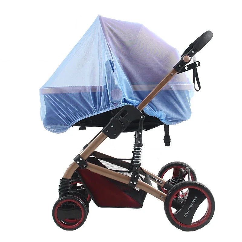 Baby Stroller Mosquito Net Pushchair Cart Insect Shield Net Mesh Safe Infants Protection Mesh Cover Baby Stroller Accessories